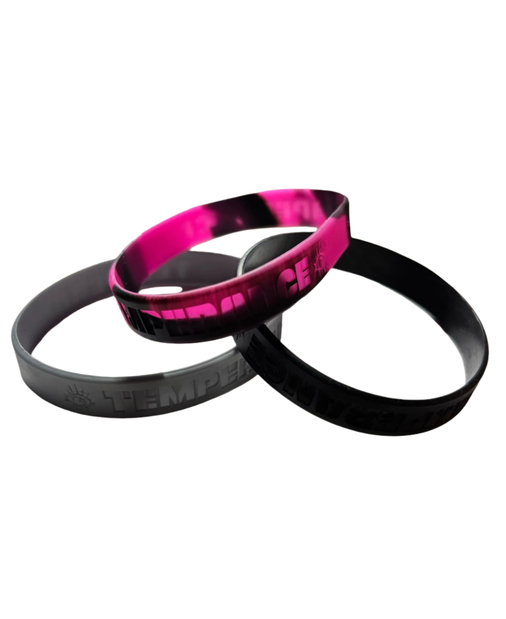 TEMPERANCE Buddhist-inspired black wristband